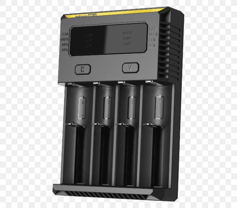 Smart Battery Charger Electric Battery Lithium Battery Nickel–cadmium Battery, PNG, 720x720px, Battery Charger, Aa Battery, Computer Component, Electric Battery, Electric Potential Difference Download Free
