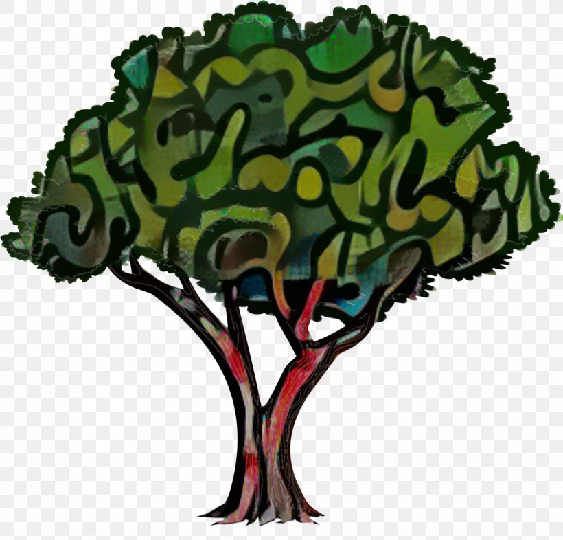 Tree Stencil Illustration Clip Art Pattern, PNG, 1916x1838px, Tree, Art, Botany, Cabbage, Green Download Free