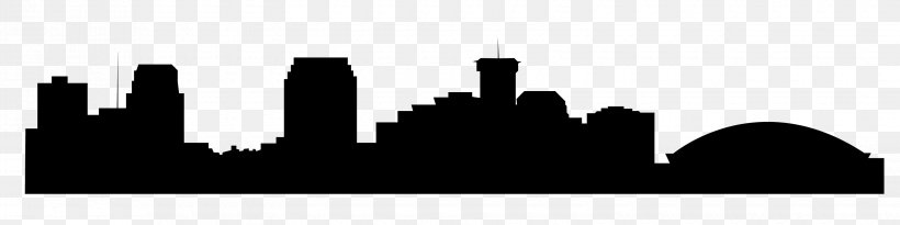 Skyline Silhouette Clip Art, PNG, 3300x825px, Skyline, Black And White, City, Color, Mercedesbenz Superdome Download Free