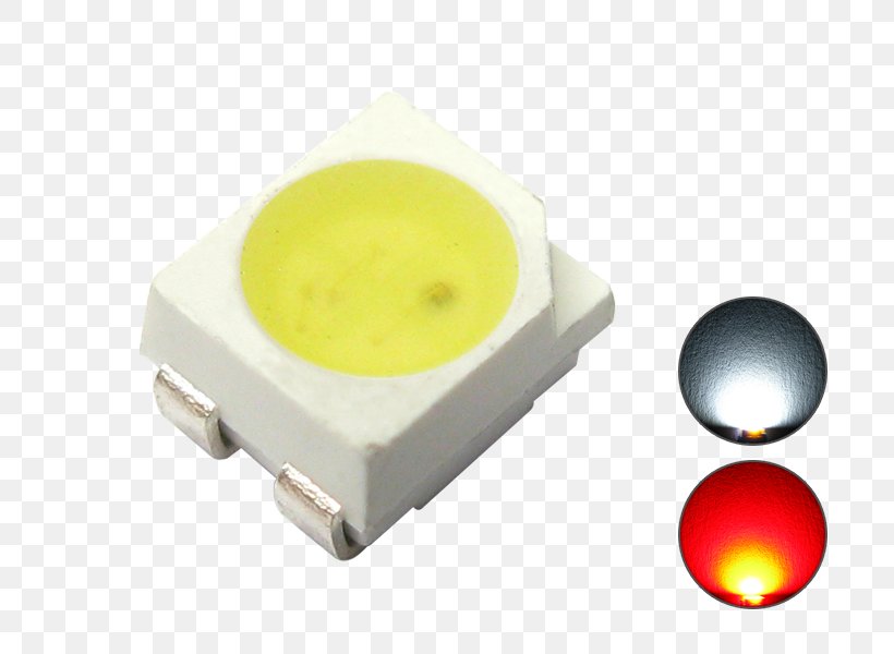 Surface-mount Technology Light-emitting Diode Yellow SMD LED Module, PNG, 800x600px, Surfacemount Technology, Anode, Color, Color Temperature, Electrical Polarity Download Free