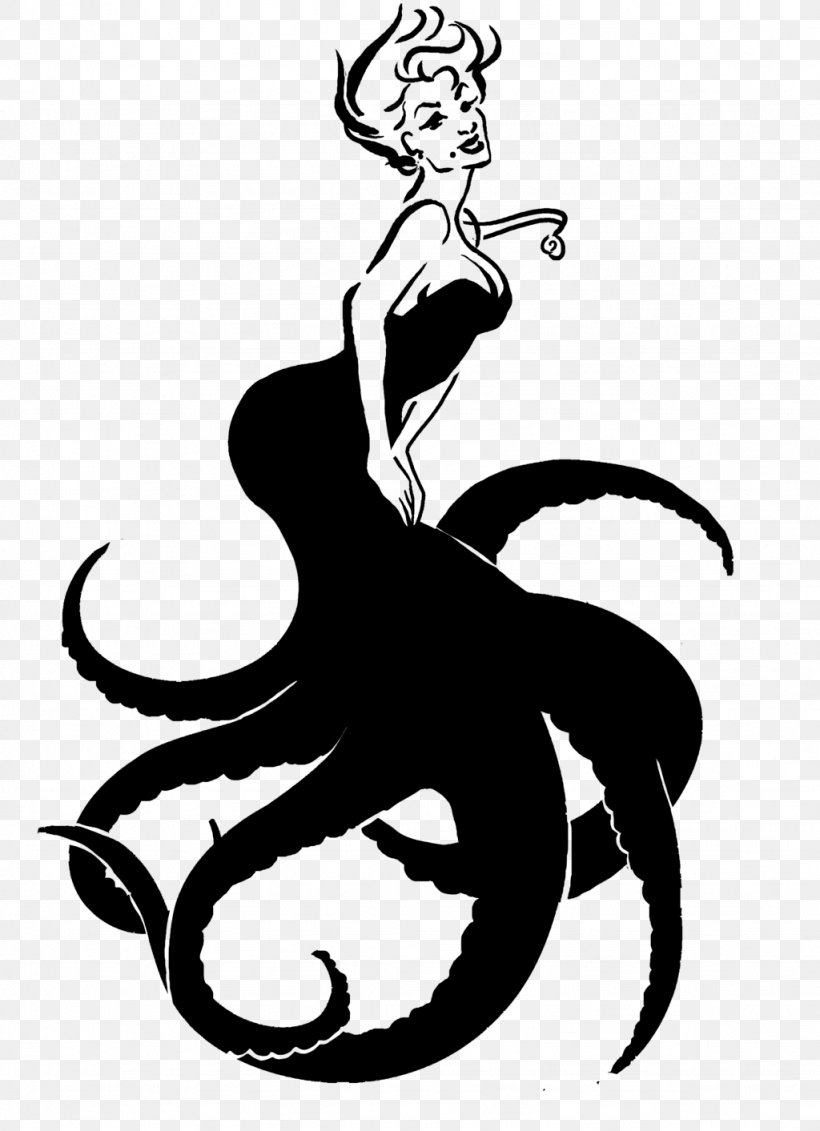 Ursula Ariel Maleficent Drawing Art Png 1024x1413px Ursula