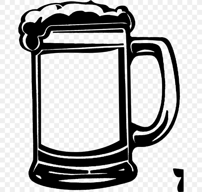 Beer Glasses Root Beer Mug, PNG, 673x780px, Beer, Artwork, Beer Glasses, Beer Stein, Black And White Download Free