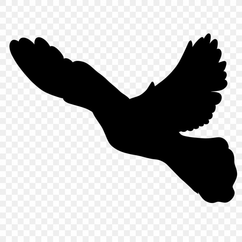 Finger Silhouette Beak Shoe Clip Art, PNG, 1024x1024px, Finger, Arm, Beak, Bird, Black And White Download Free
