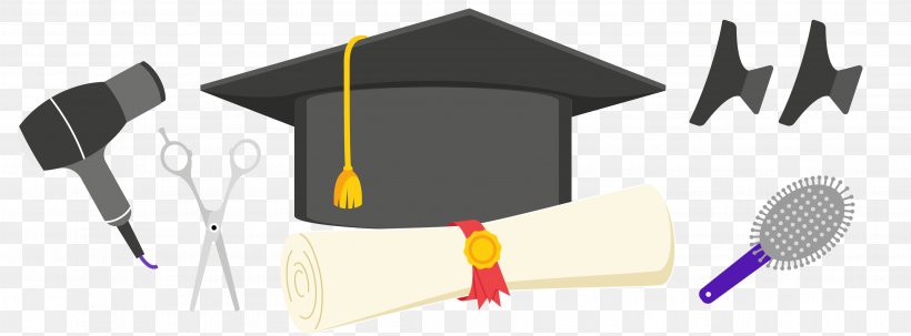 Graduation Cap, PNG, 3113x1154px, Hairdresser, Cap, Cartoon, Diploma, Education Download Free
