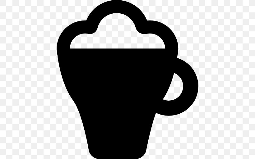 Coffee Cup Mug White Clip Art, PNG, 512x512px, Coffee Cup, Black And White, Cup, Drinkware, Heart Download Free