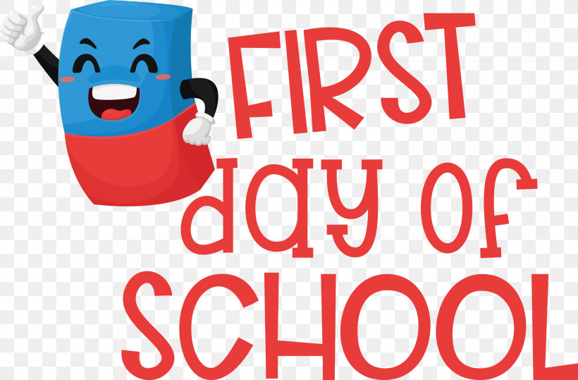 First Day Of School Education School, PNG, 3000x1972px, First Day Of School, Behavior, Cartoon, Character, Education Download Free