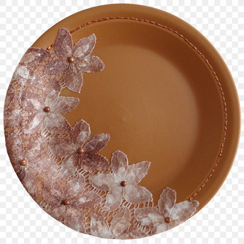 Plate Glass Platter Lace Ceramic, PNG, 1236x1239px, Plate, Brown, Canvas, Ceramic, Decoupage Download Free