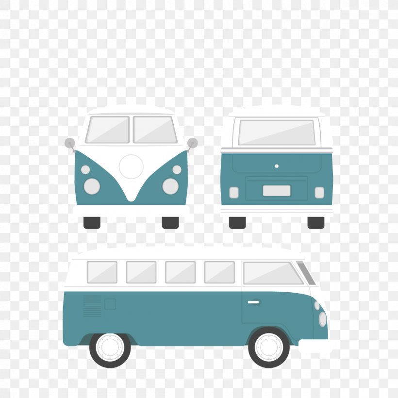 Volkswagen Type 2 Royalty-free Stock Photography Illustration, PNG, 1200x1200px, Volkswagen Type 2, Blue, Car, Cartoon, Drawing Download Free
