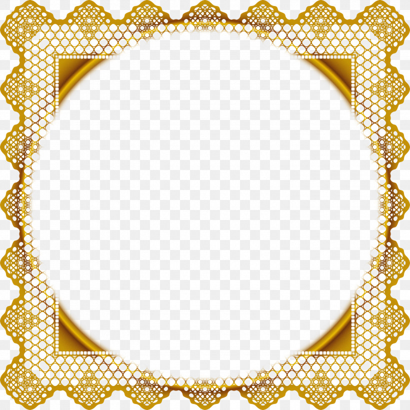 Square Lace, PNG, 3000x3000px, Square Lace, Circle, Yellow Download Free