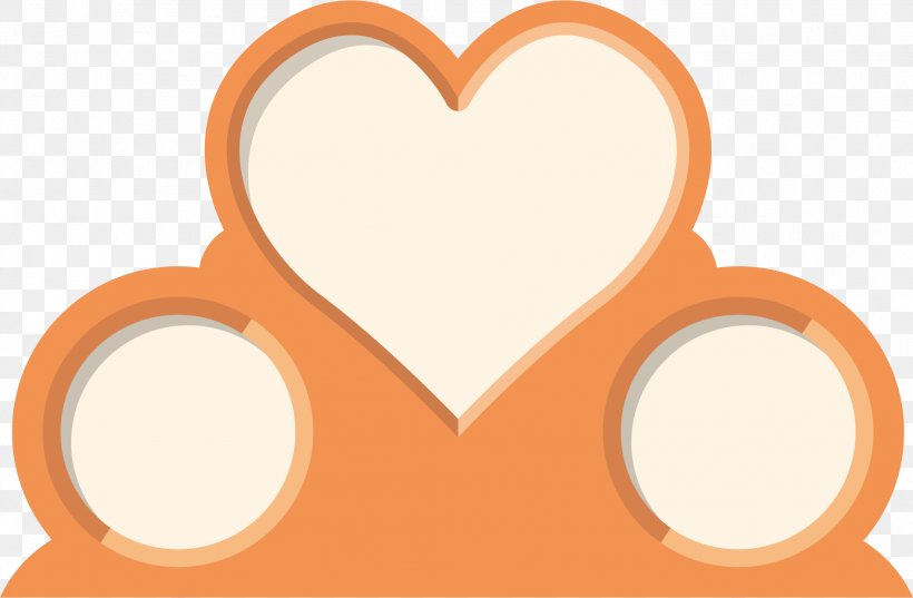 Heart Clip Art, PNG, 1894x1242px, Heart, Clip Art, Orange, Picture Frames, Product Download Free