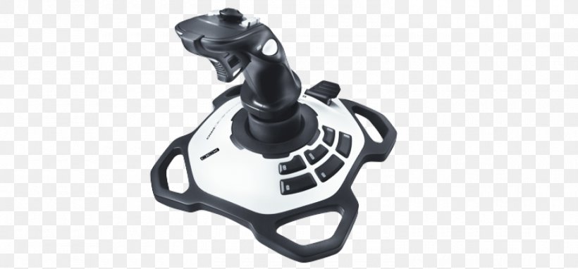 Joystick Game Controllers Logitech PlayStation 4, PNG, 1500x700px, Joystick, Auto Part, Black And White, Computer, Computer Component Download Free