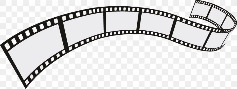 Photographic Film Filmstrip Clip Art, PNG, 2737x1029px, Photographic Film, Area, Black And White, Color Motion Picture Film, Film Download Free