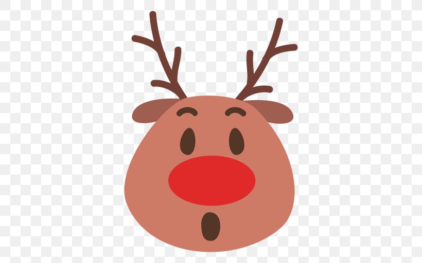 Rudolph Reindeer Santa Claus Clip Art, PNG, 512x512px, Rudolph, Antler, Christmas, Christmas Ornament, Deer Download Free