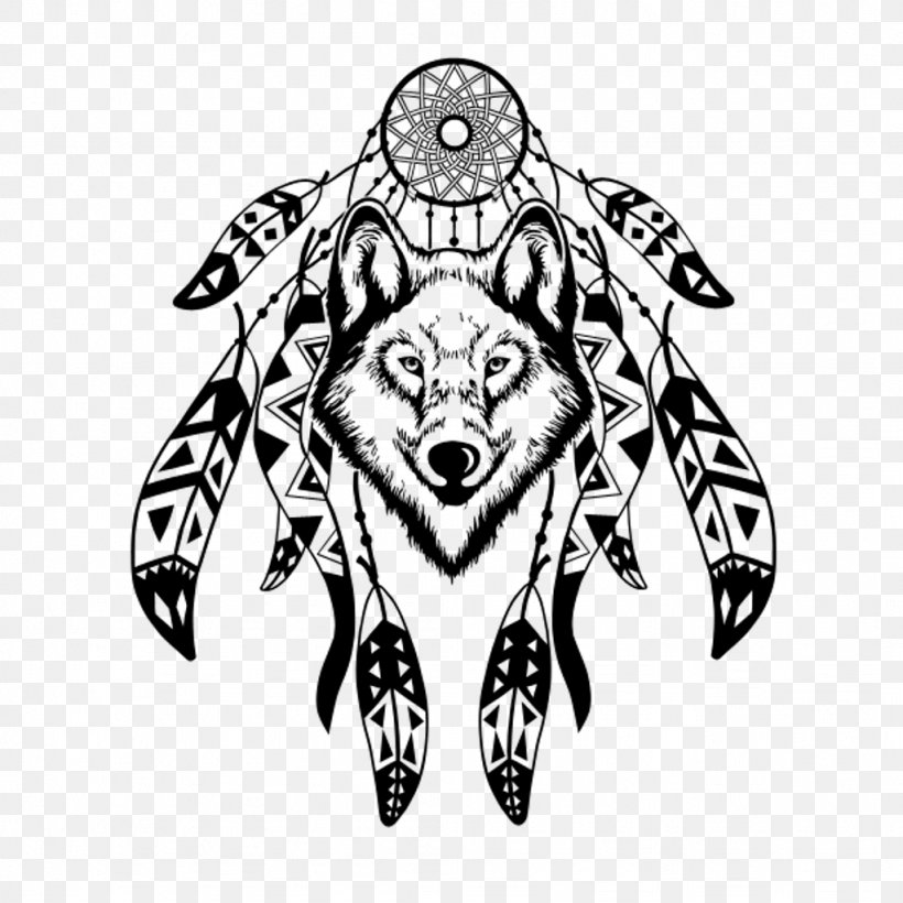 Totem Pole Drawing Wolf