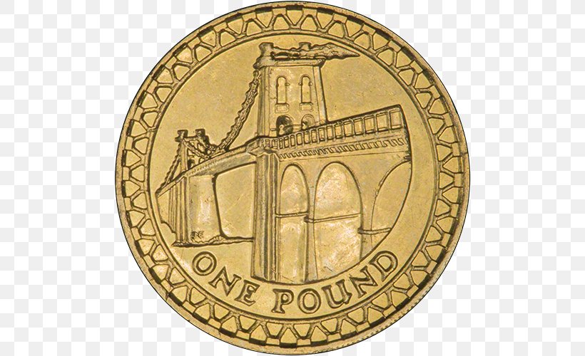 Coin One Pound Numismatics Currency Franc, PNG, 500x500px, Coin, Brass, Britannia, Bronze Medal, Currency Download Free