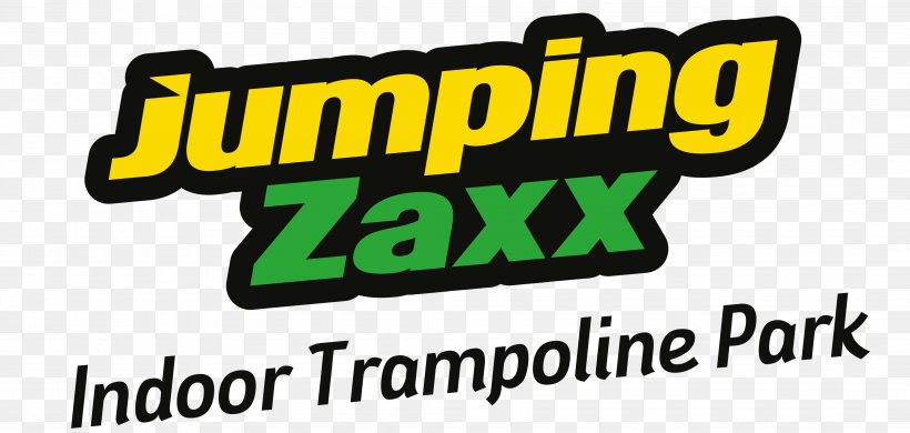 Jumping Zaxx Logo Trampoline, PNG, 4222x2009px, Logo, Area, Brand, Brand Max, Green Download Free