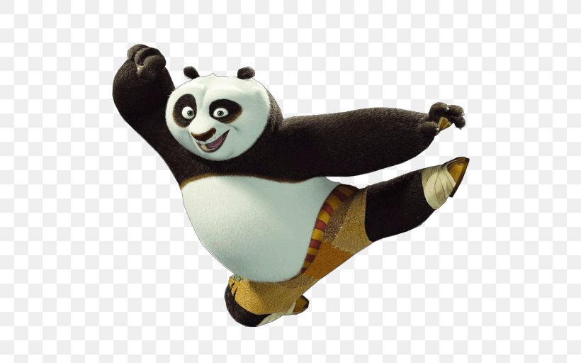 Po Giant Panda Master Shifu Kung Fu Panda Animation, PNG, 512x512px, Giant Panda, Animal Figure, Animation, Bear, Computer Animation Download Free