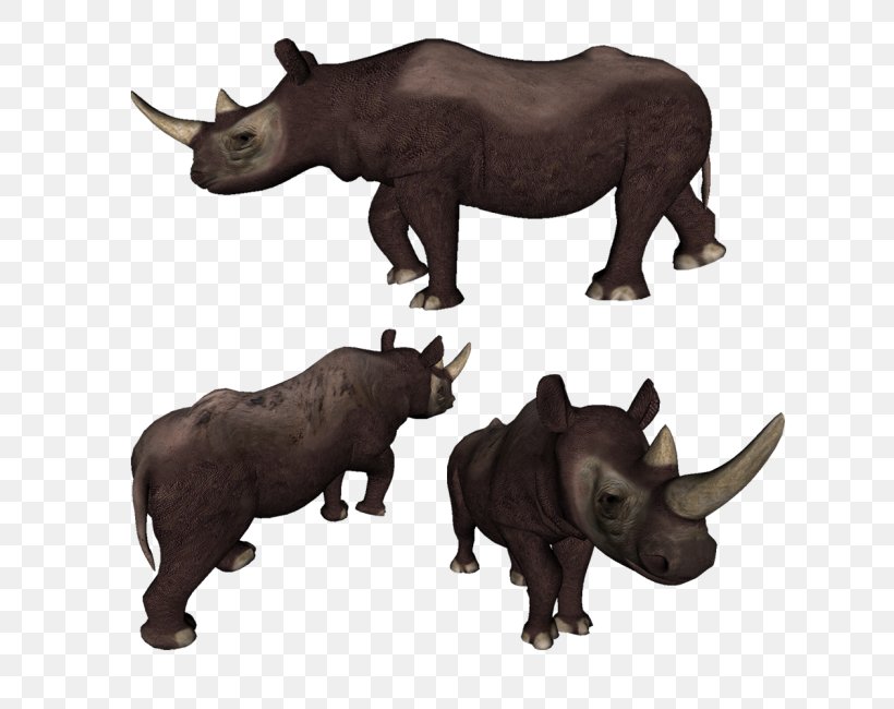 Rhinoceros Cattle Horn Terrestrial Animal, PNG, 650x650px, Rhinoceros, Animal, Animal Figure, Cattle, Cattle Like Mammal Download Free