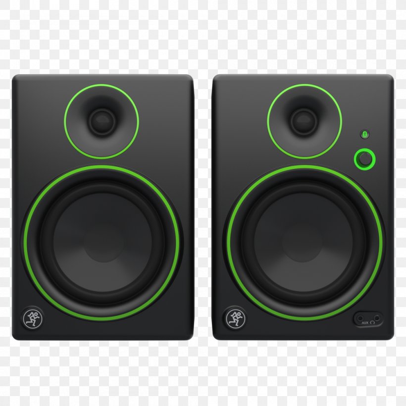 Studio Monitor Mackie Audio Mixers Loudspeaker, PNG, 1000x1000px, Watercolor, Cartoon, Flower, Frame, Heart Download Free