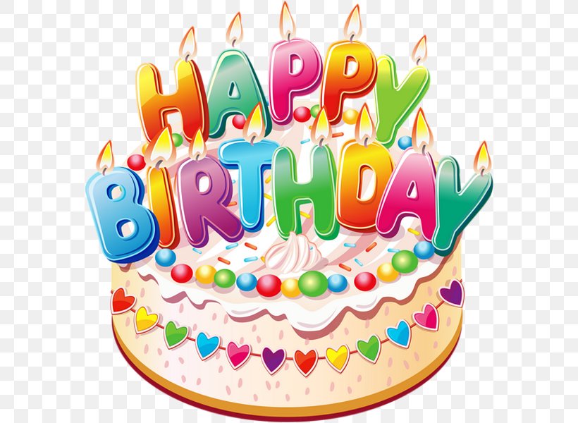 Birthday Cake Cupcake Clip Art, PNG, 580x600px, Birthday Cake, Baked Goods, Birthday, Buttercream, Cake Download Free