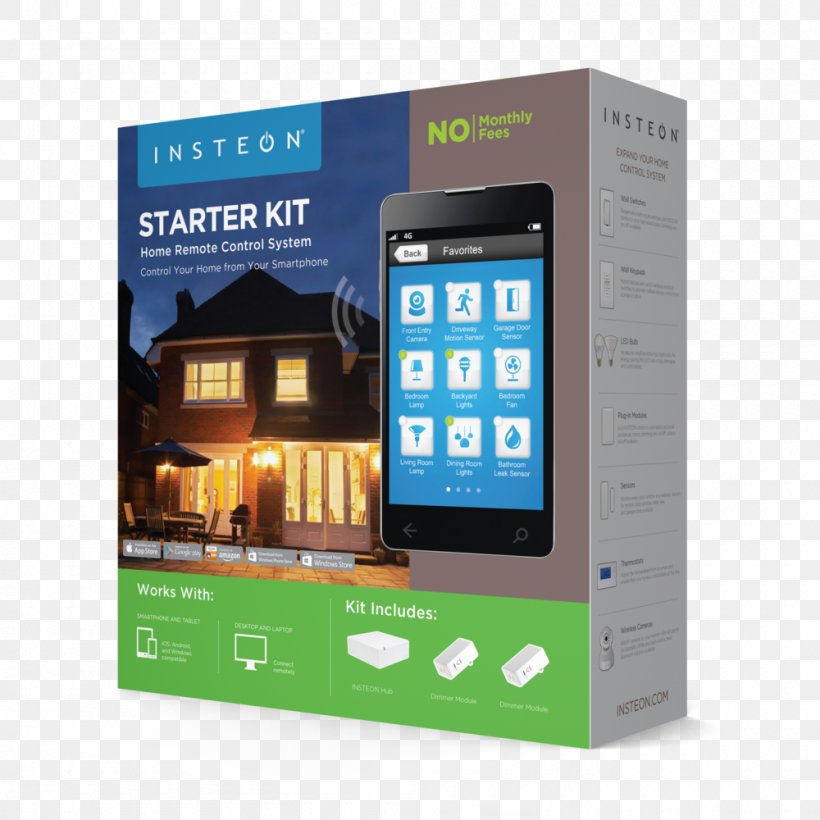 BRAND New Insteon Home Control Starter Kit, Hub & Dimmers SEALED Home Automation Kits INSTEON 2244-234 Starter Home Automation Kit Version 2, Lighting Insteon Central Controller Hub 2245-222, PNG, 1000x1000px, Insteon, Amazon Echo, Automation, Communication, Dimmer Download Free