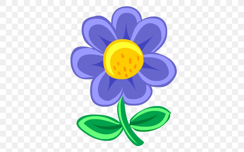 Flower Icon Design Clip Art, PNG, 512x512px, Flower, Artwork, Blue, Blue Flower, Daisy Family Download Free