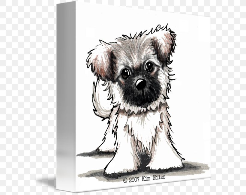 Imagekind Affenpinscher Schnoodle Shih Tzu Canvas, PNG, 600x650px, Imagekind, Affenpinscher, Art, Border Terrier, Cairn Terrier Download Free