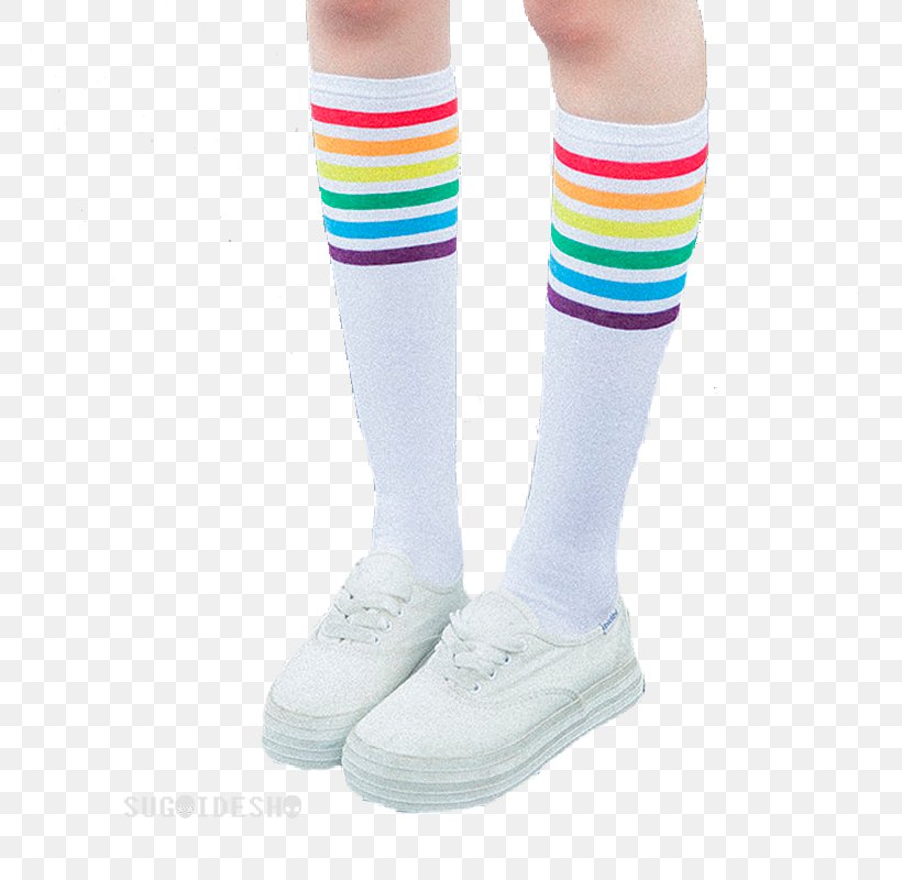 Sock Knee Highs Amazon.com Cotton, PNG, 800x800px, Watercolor, Cartoon, Flower, Frame, Heart Download Free