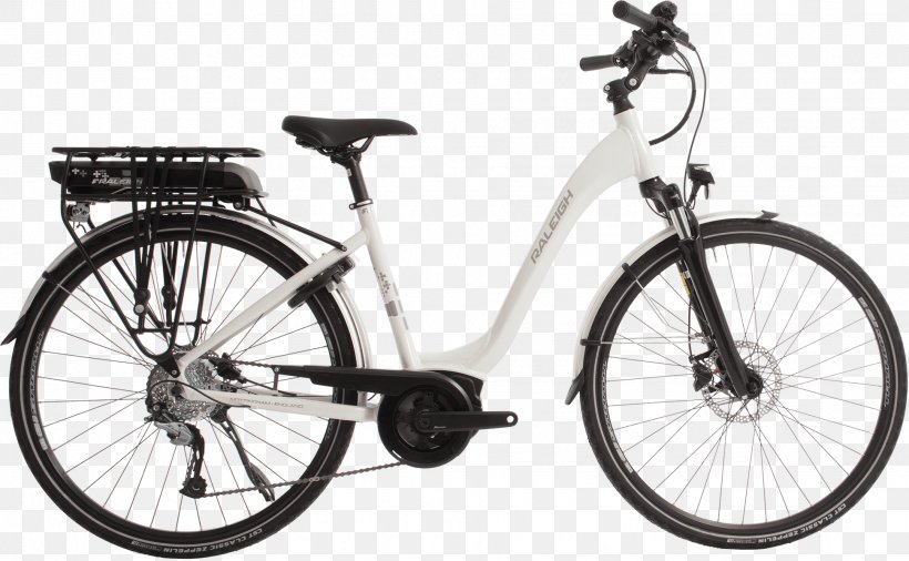 Electric Bicycle Raleigh Bicycle Company Nottingham Cycling, PNG, 1941x1200px, Electric Bicycle, Automotive Exterior, Automotive Tire, Bicycle, Bicycle Accessory Download Free