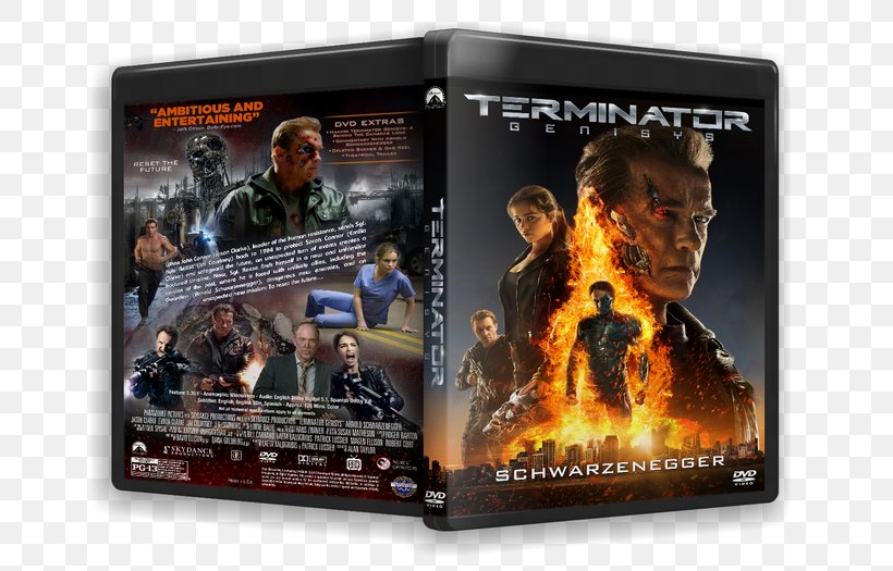 John Connor The Terminator Sarah Connor Kyle Reese, PNG, 699x525px, 2015, John Connor, Arnold Schwarzenegger, Dvd, Emilia Clarke Download Free