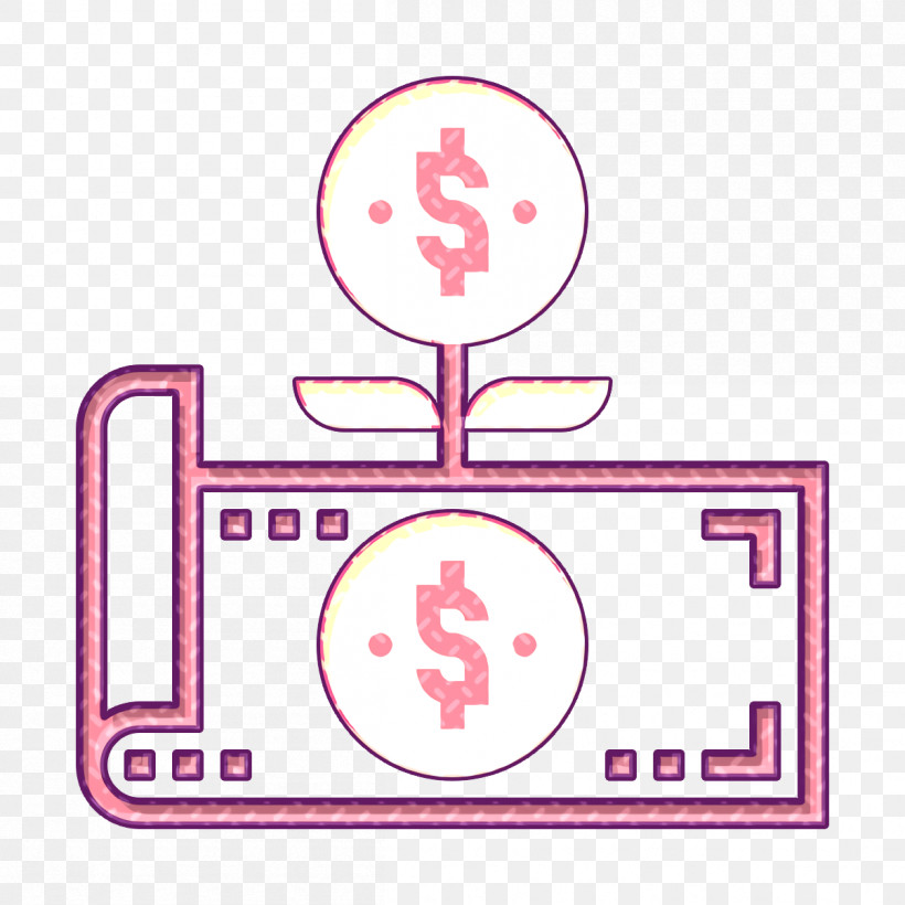 Revenue Icon Earning Icon Saving And Investment Icon, PNG, 1204x1204px, Revenue Icon, Earning Icon, Pink, Saving And Investment Icon, Sign Download Free