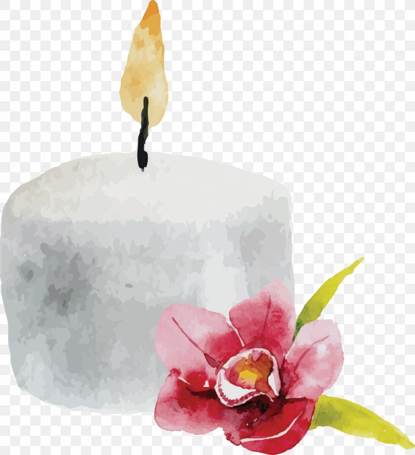 Watercolor Painting Candle, PNG, 1725x1890px, Watercolor Painting, Candle, Coreldraw, Editing, Floral Design Download Free