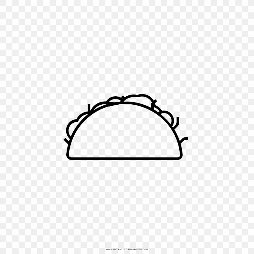 Drawing Coloring Book Taco, PNG, 1000x1000px, Drawing, Area, Auto Part, Black, Black And White Download Free