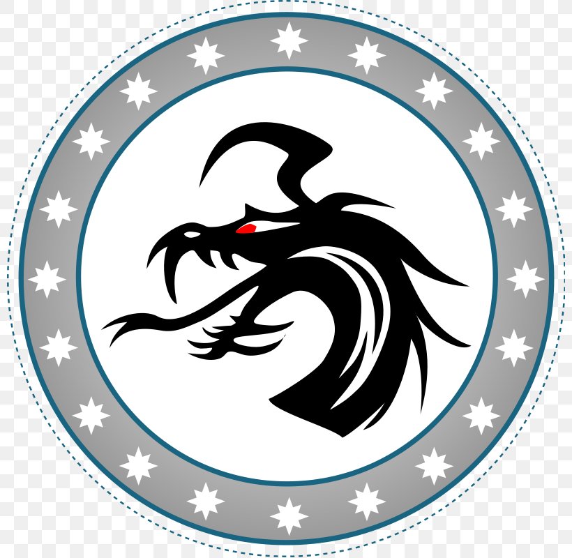 Logo Symbol Clip Art, PNG, 800x800px, Logo, Area, Artwork, Black And White, Dragon Download Free