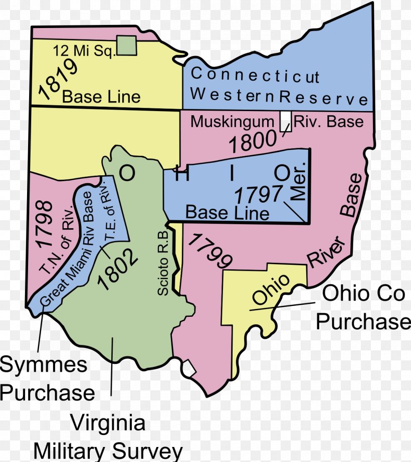 Ohio Lands Connecticut Western Reserve Historic Regions Of The United States Virginia Military District, PNG, 1200x1352px, Ohio, Area, Business, Diagram, Map Download Free