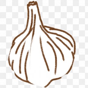 garlic black and white clipart