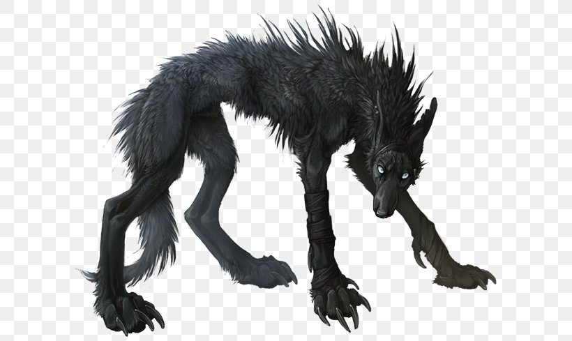 Dog Drawing Werewolf Art Black Shuck, PNG, 605x489px, Dog, Art, Black Shuck, Carnivoran, Demon Download Free