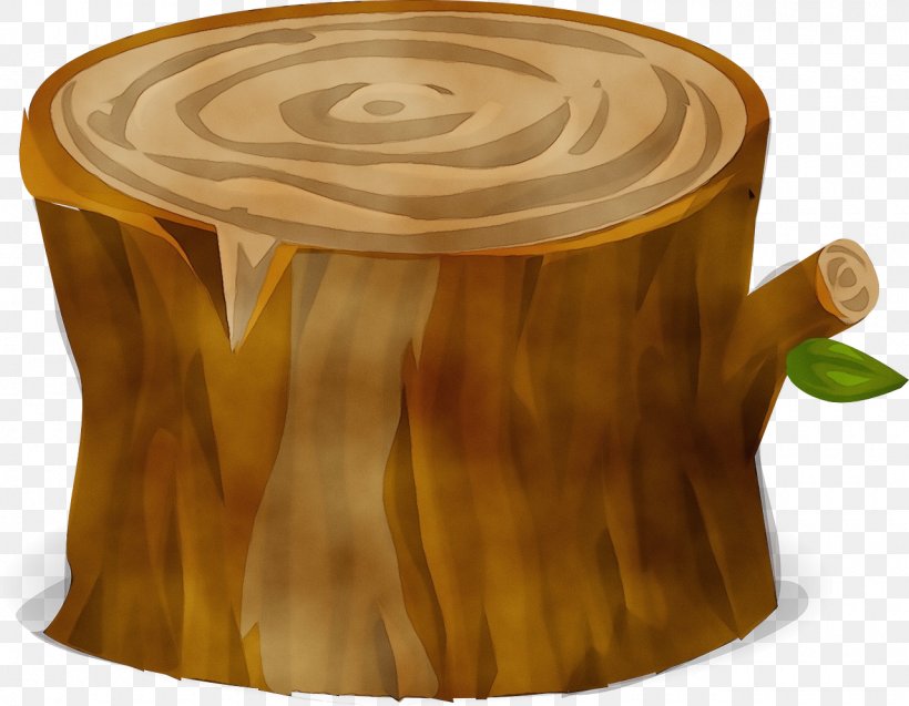Tree Stump, PNG, 1280x995px, Watercolor, Furniture, Paint, Stool, Table Download Free