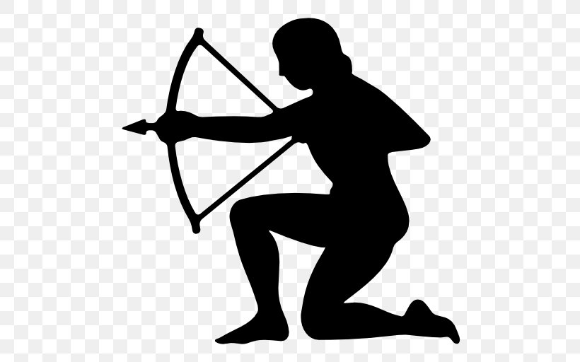 Archery Bow And Arrow Bowhunting, PNG, 512x512px, Archery, Arm, Black, Black And White, Bow Download Free
