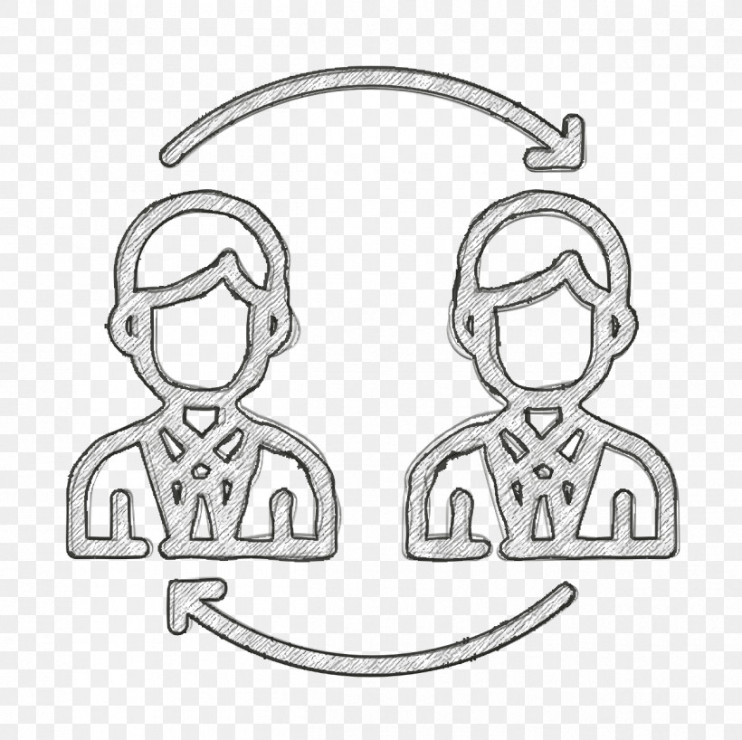 Business And Office Icon Exchange Icon, PNG, 1250x1248px, Business And Office Icon, Black, Exchange Icon, Headgear, Jewellery Download Free