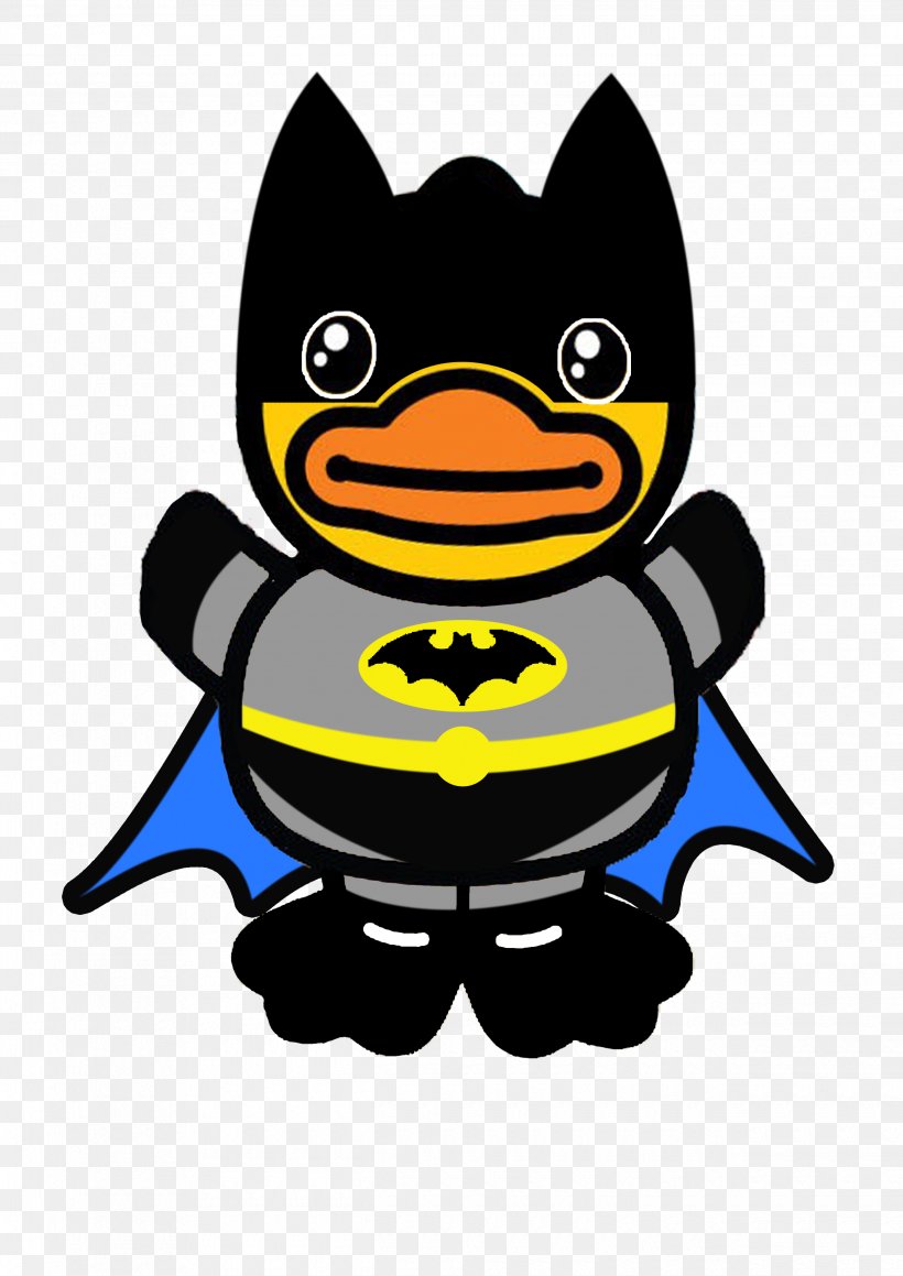 Batman Little Yellow Duck Project Cartoon, PNG, 2480x3508px, Batman, Batman The Animated Series, Beak, Bird, Cartoon Download Free