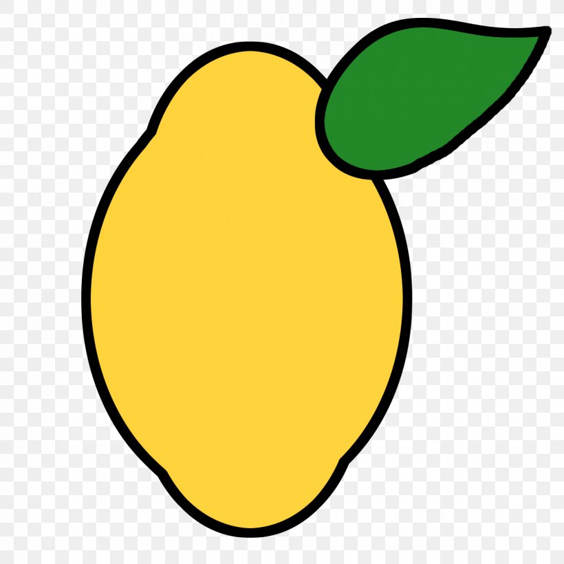 lemon and apple clip art