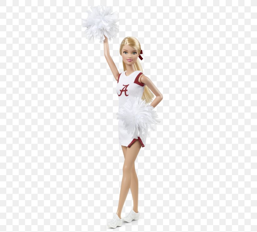 University Of Alabama University Of Arkansas Alabama Crimson Tide Football Barbie Doll, PNG, 500x742px, Watercolor, Cartoon, Flower, Frame, Heart Download Free