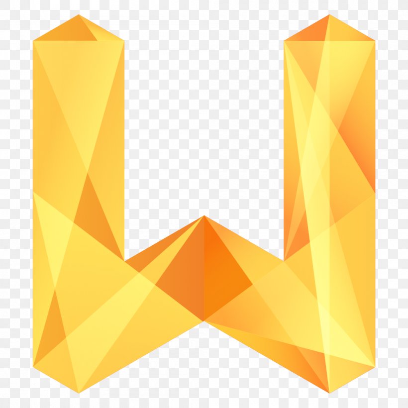 Yellow Diamond Letter Creativity, PNG, 1000x1000px, Yellow, Color, Creativity, Designer, Diamond Download Free