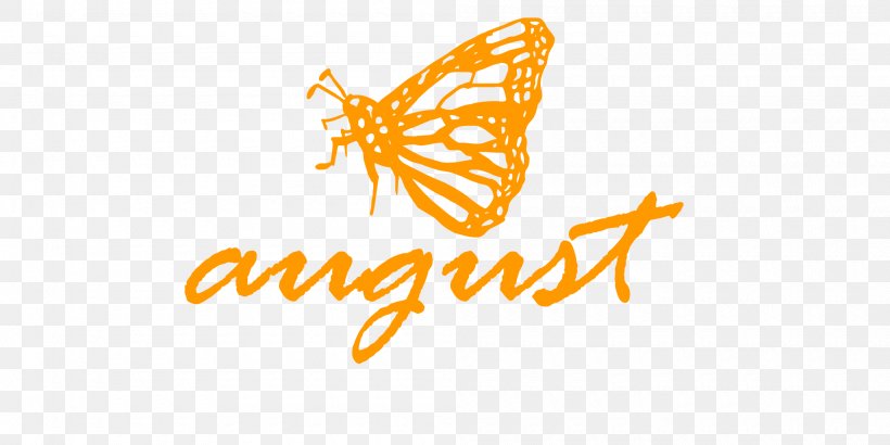 August With Butterfly., PNG, 2000x1000px, Monarch Butterfly, Butterfly, Insect, Invertebrate, Logo Download Free