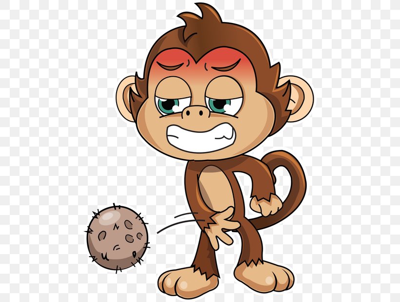 Clip Art Sticker Monkey Decal Primate, PNG, 618x618px, Sticker, Behavior, Big Cats, Carnivoran, Cartoon Download Free