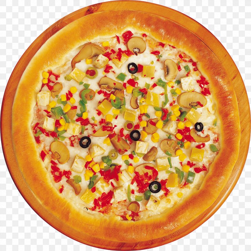 Hamburger Pizza Fast Food Vegetarian Cuisine, PNG, 2422x2422px, Hamburger, American Food, Bread, California Style Pizza, Cuisine Download Free