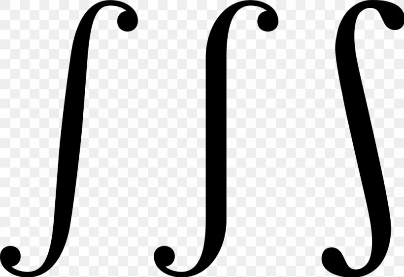 Integral Symbol Mathematics Multiple Integral Antiderivative, PNG, 1024x702px, Integral Symbol, Antiderivative, Black And White, Body Jewelry, Calculus Download Free