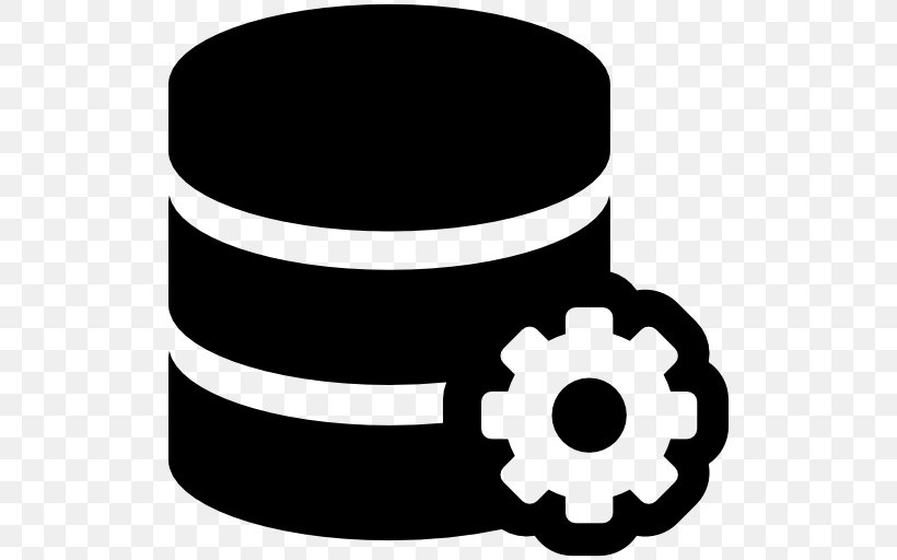 Database Symbol Computer Software, PNG, 512x512px, Database, Black, Black And White, Computer Configuration, Computer Software Download Free