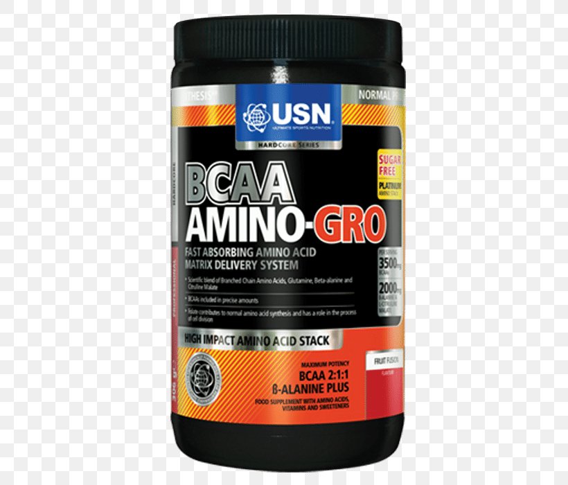 Dietary Supplement Branched-chain Amino Acid BCAA Amino Gro 300g Fruit Fusion USN BCAA Power Punch, PNG, 700x700px, Dietary Supplement, Amino Acid, Bodybuilding Supplement, Branchedchain Amino Acid, Brand Download Free